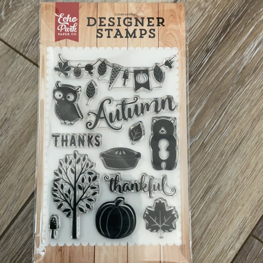 Feeling Thankful Stamps FIA112045 Thanksgiving