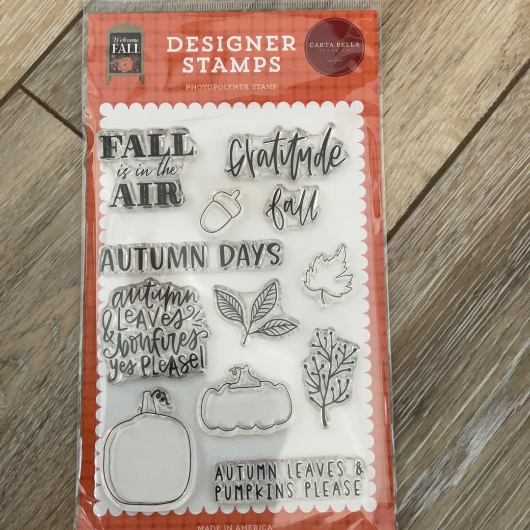 Pumpkins Please Stamps CBWF154046 Fall