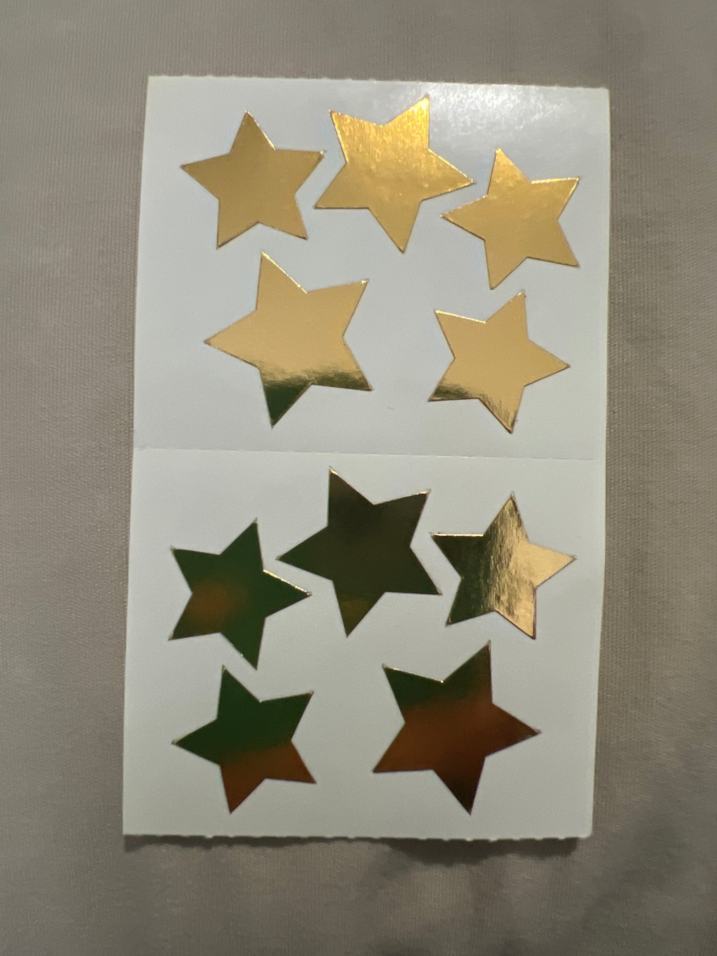 Mrs. Grossman’s Stickers Stars Gold 1/2 sheet new