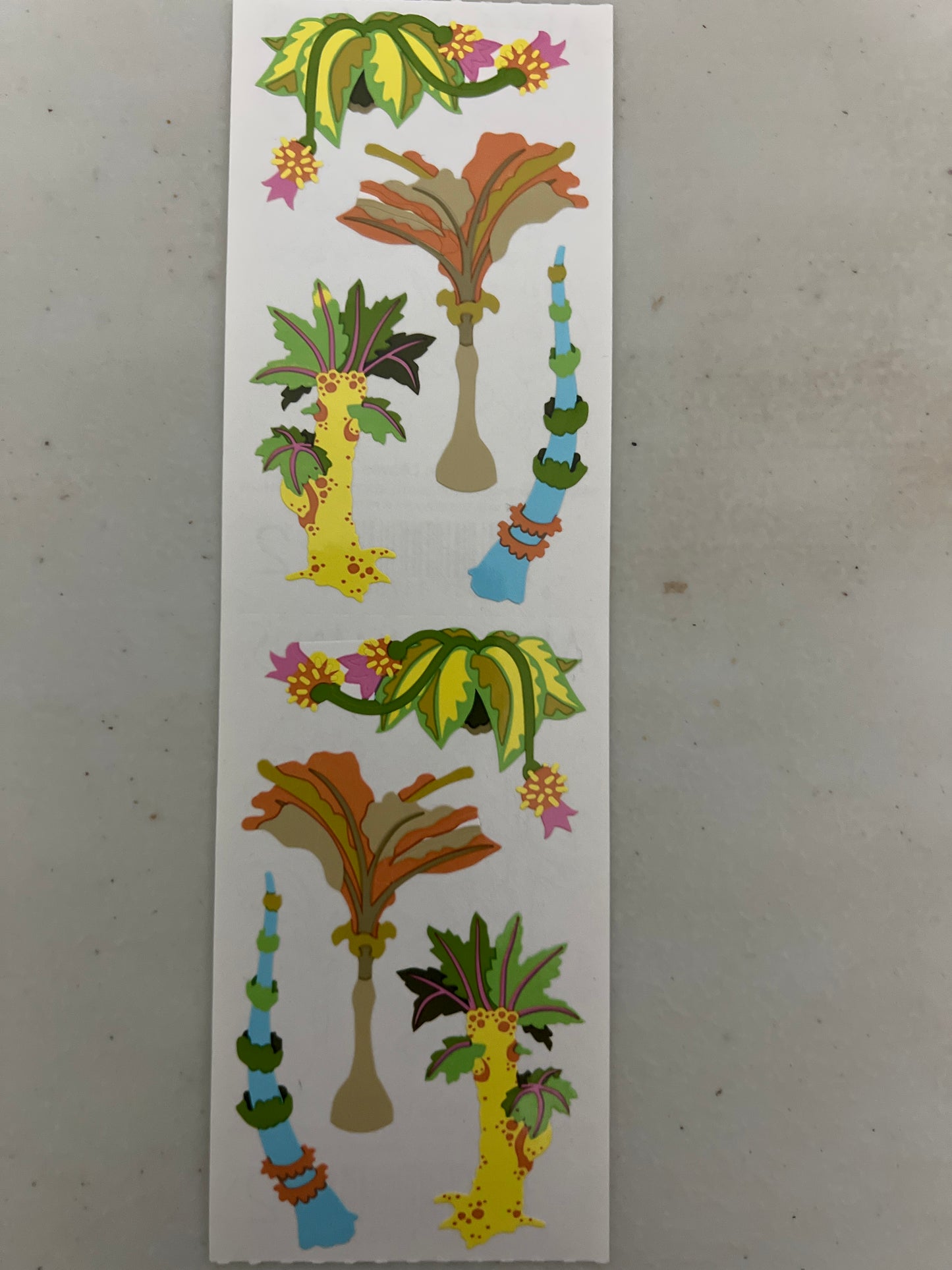 Mrs. Grossman’s Stickers Plants Jungle Leaves New
