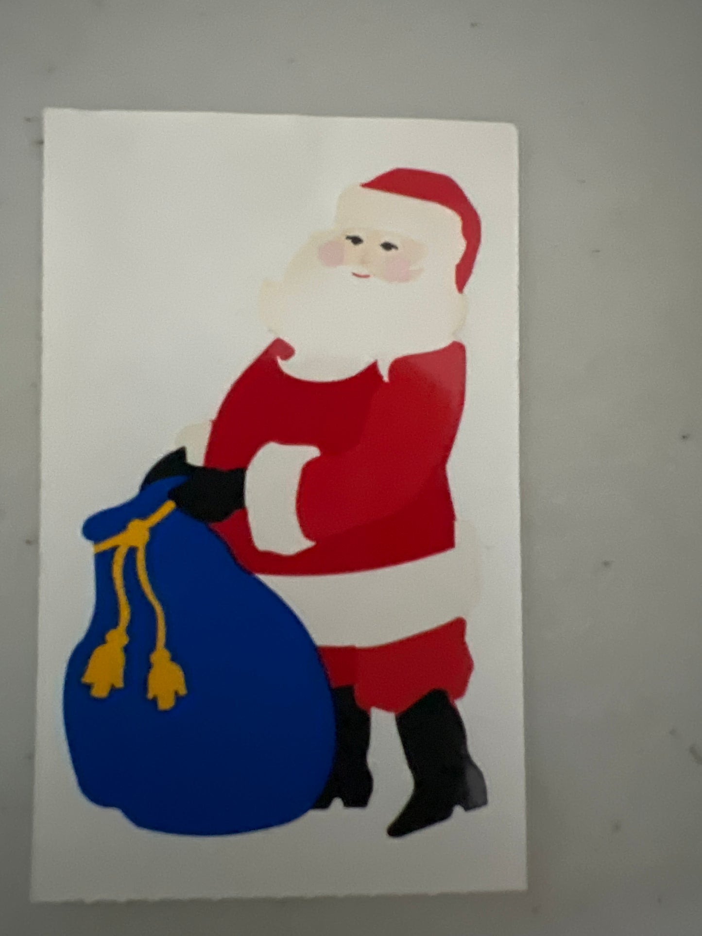 Mrs. Grossman’s Stickers Christmas Large Santa 1/2 Sheet