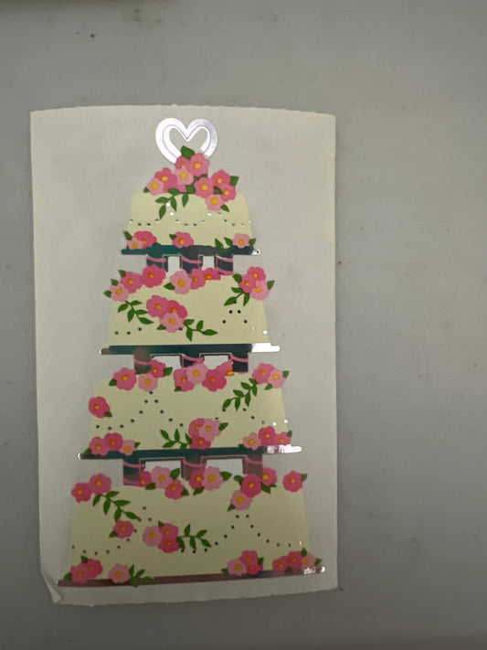 Mrs. Grossman’s Stickers Wedding Cake 1/2 Sheet New