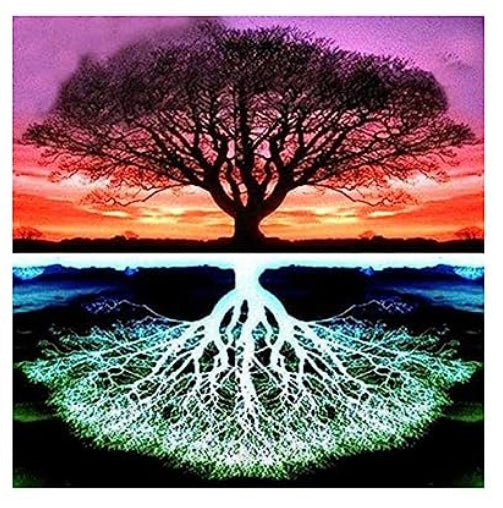 Diamond Painting Kits Tree with Roots W1319