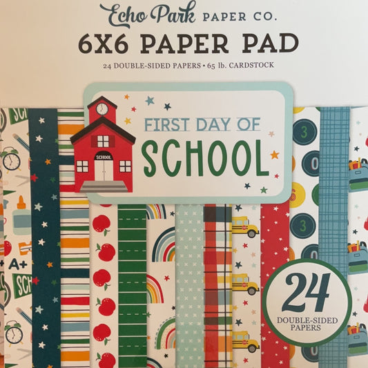 Echo Park First Day of School 6x6 Paper Pack FDS276023