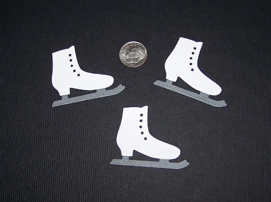 Ice Skates Die Cuts Winter