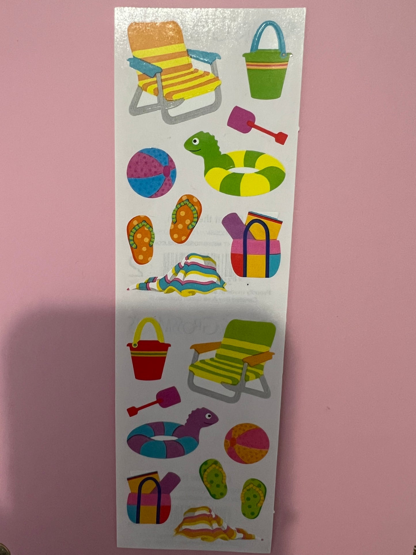 Mrs. Grossman’s Stickers Day at the Beach New