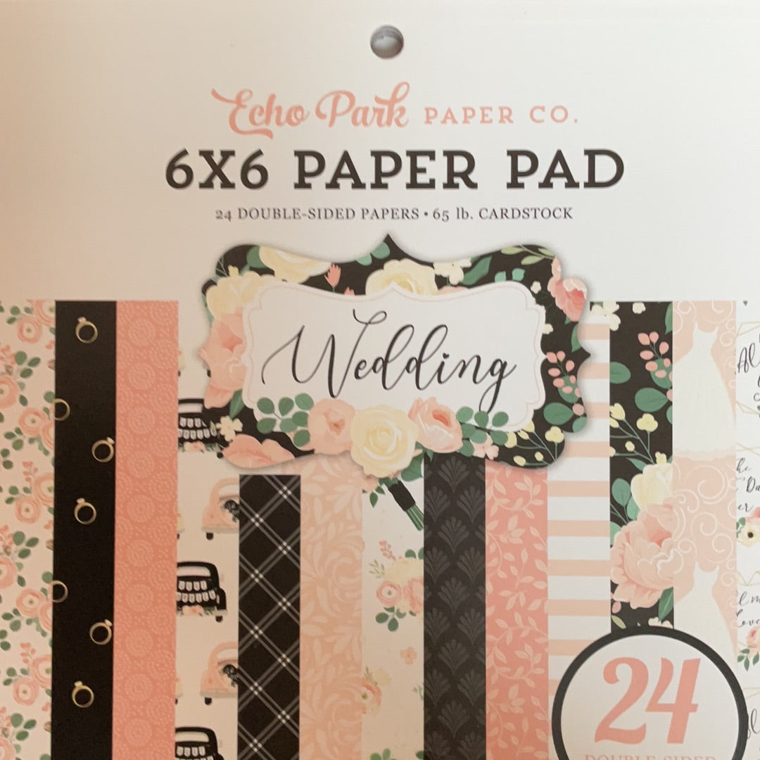 Echo Park Wedding 6x6 Paper Pack WED258023
