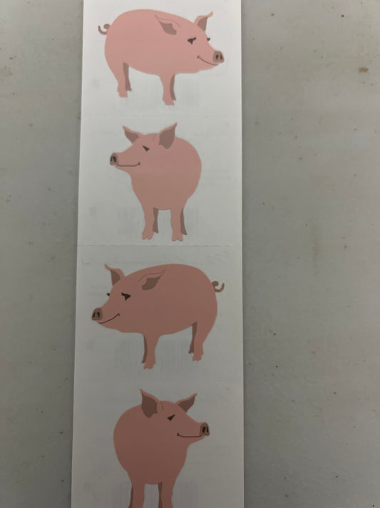 Mrs. Grossman’s Stickers Animals Large Pig New