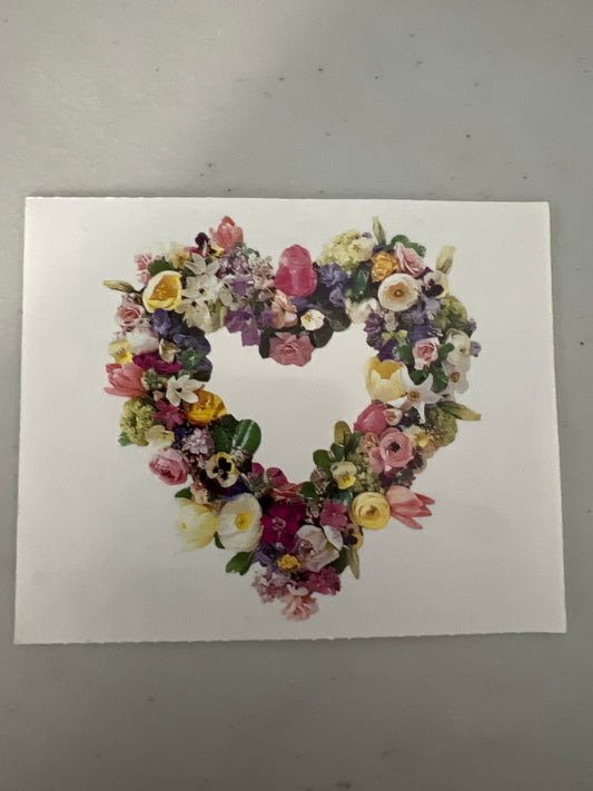 Mrs. Grossman’s Large Stickers Heart Wreath New 1/2 Sheet