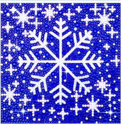 Diamond Painting Kits Snowflake Winter Easy