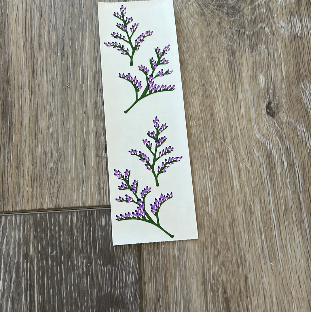 Mrs. Grossman’s Stickers Flowers Purple