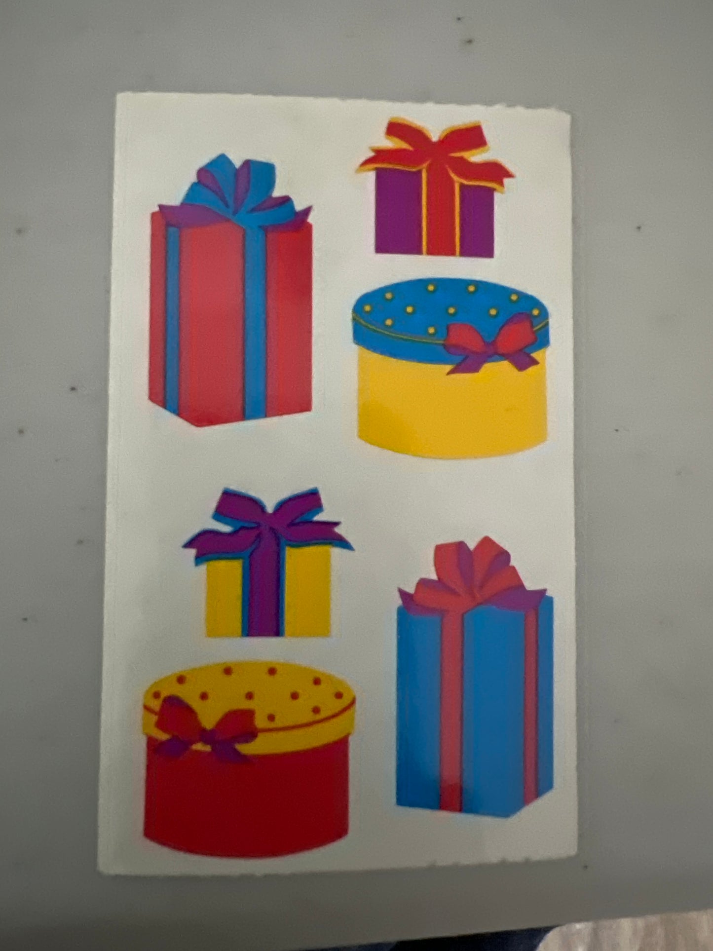 Mrs. Grossman’s Stickers Birthday Presents 1/2 Sheets New