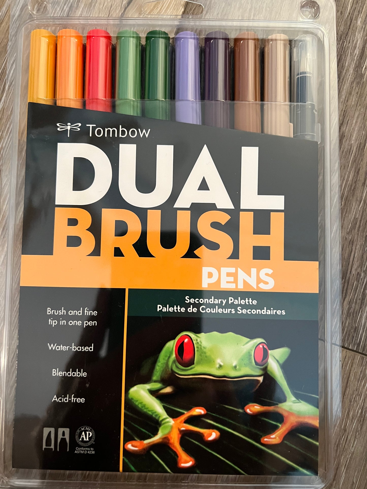 Tombow Dual Brush Markers Secondary Pallette Set of 10