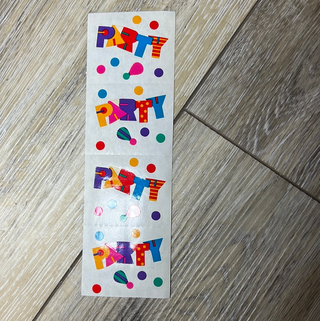 Mrs. Grossman’s Stickers Birthday Party