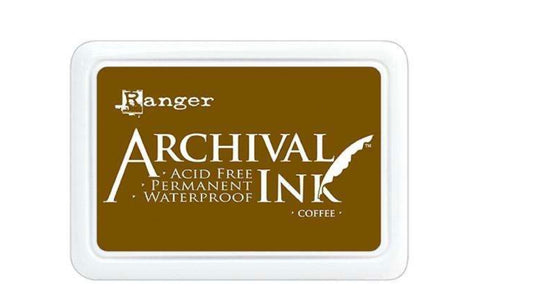 Archival Ink Pads Coffee cardmaking