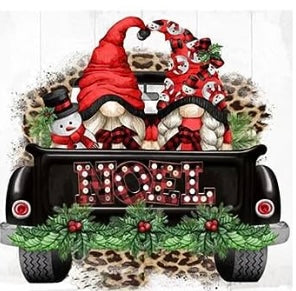 Diamond Painting Kits Winter Gnomes Truck