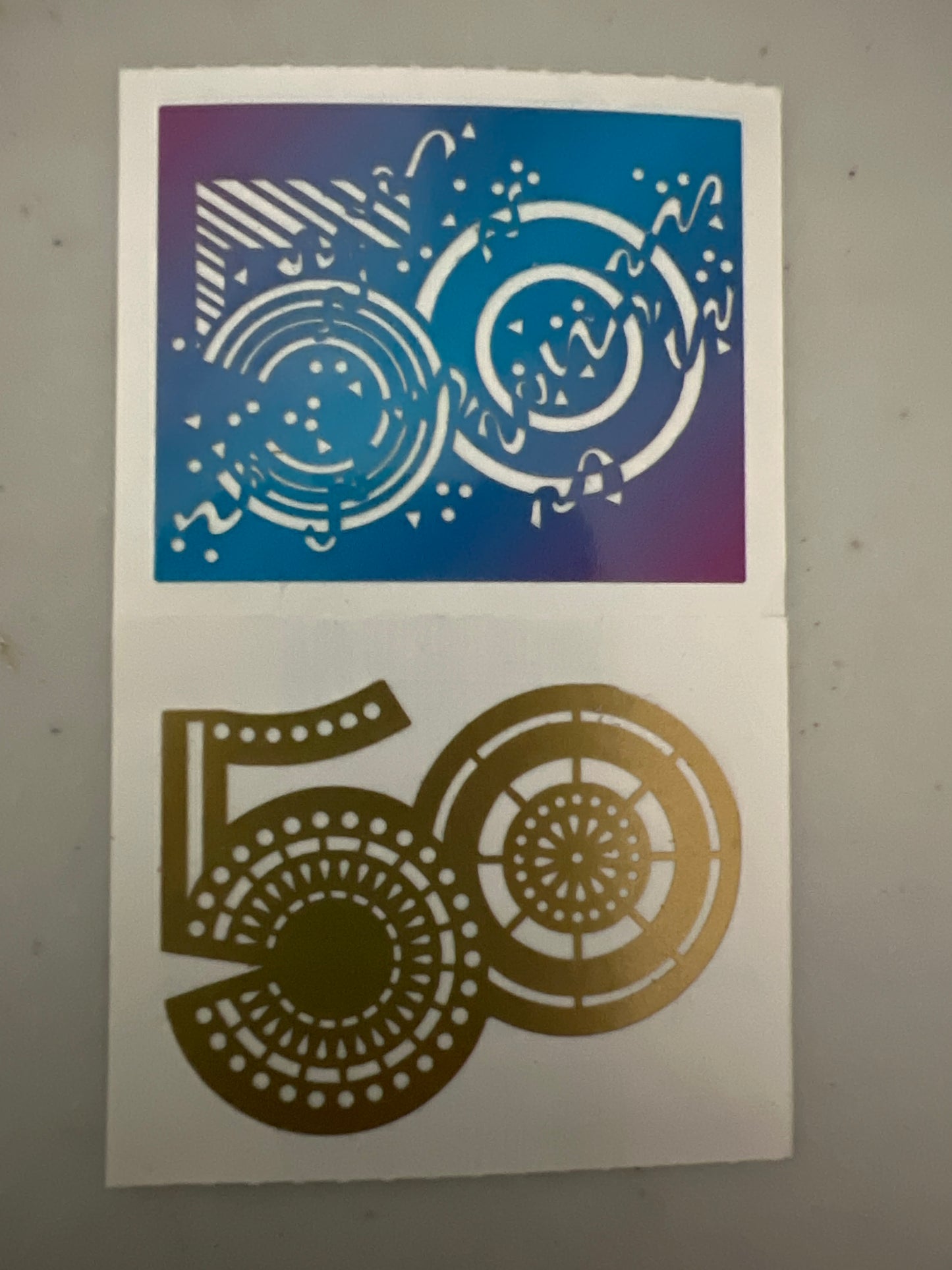 Mrs. Grossman’s Stickers Birthday Happy 50 1/2 Sheet