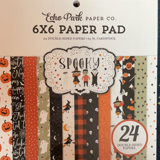 Echo Park Spooky 6x6 Paper Pack SPO284023 Halloween