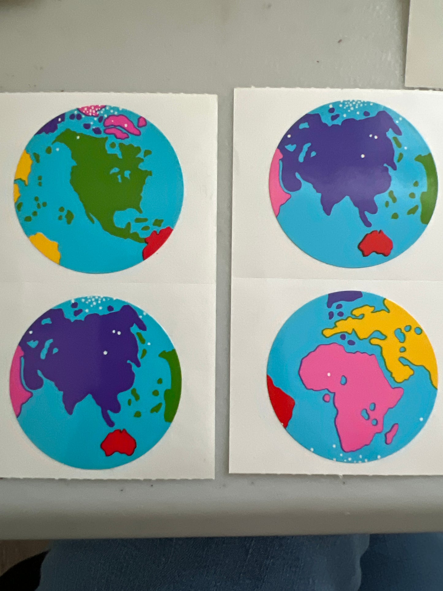 Mrs. Grossman’s Stickers World 1/2 Sheet
