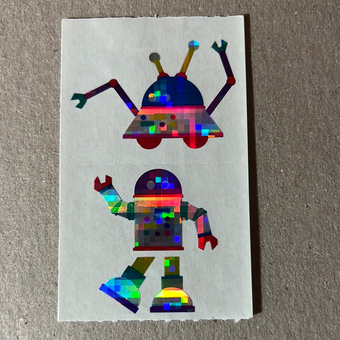 Mrs. Grossman’s Stickers Space Robots 1/2 Sheet