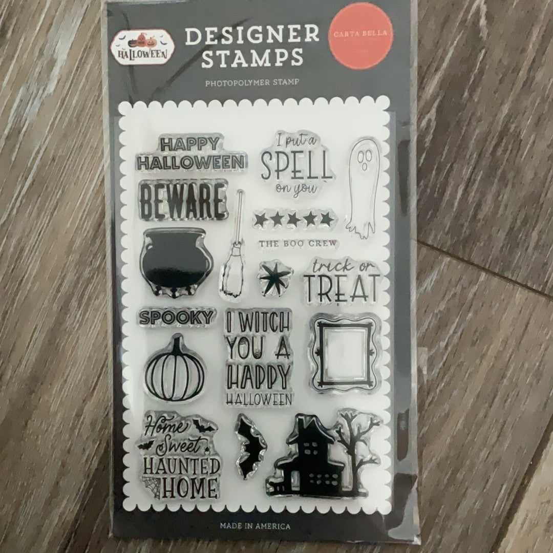 Haunted Home Stamps CBHW324044 Halloween