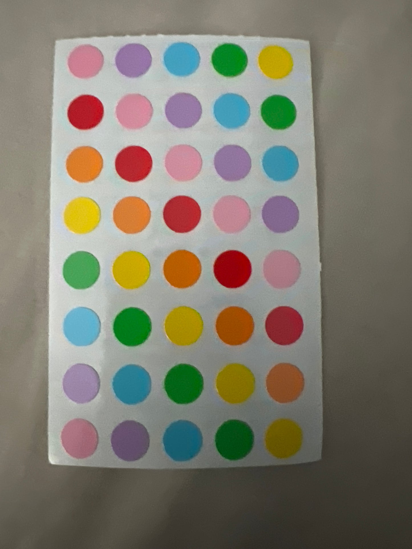 Mrs. Grossman’s Stickers Dots New 1/2 sheet