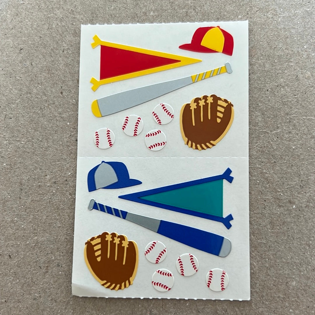 Mrs. Grossman’s Stickers Sports Baseball 1/2 Sheet
