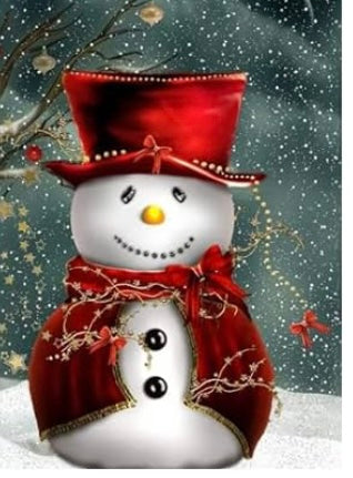 Diamond Painting Kits Christmas Snowman Winter