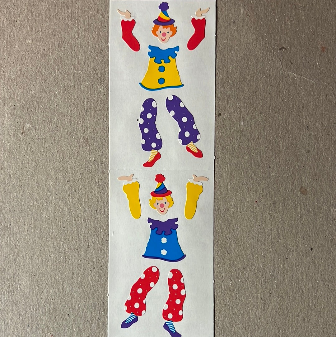 Mrs. Grossman’s Stickers Birthday Clowns