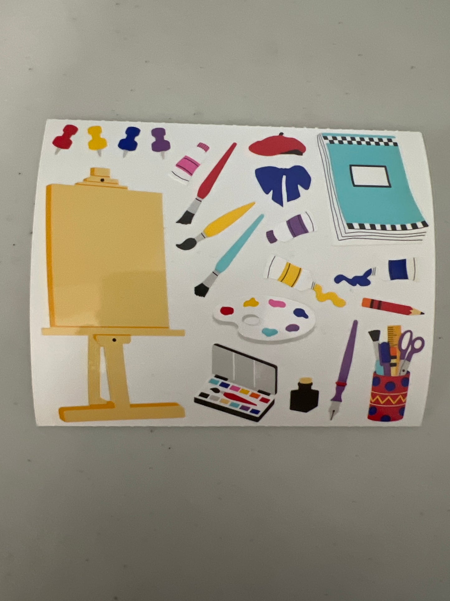 Mrs. Grossman’s Large Stickers School Art New 1/2 Sheet