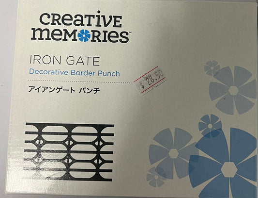 Creative Memories Iron Gate Border Punch