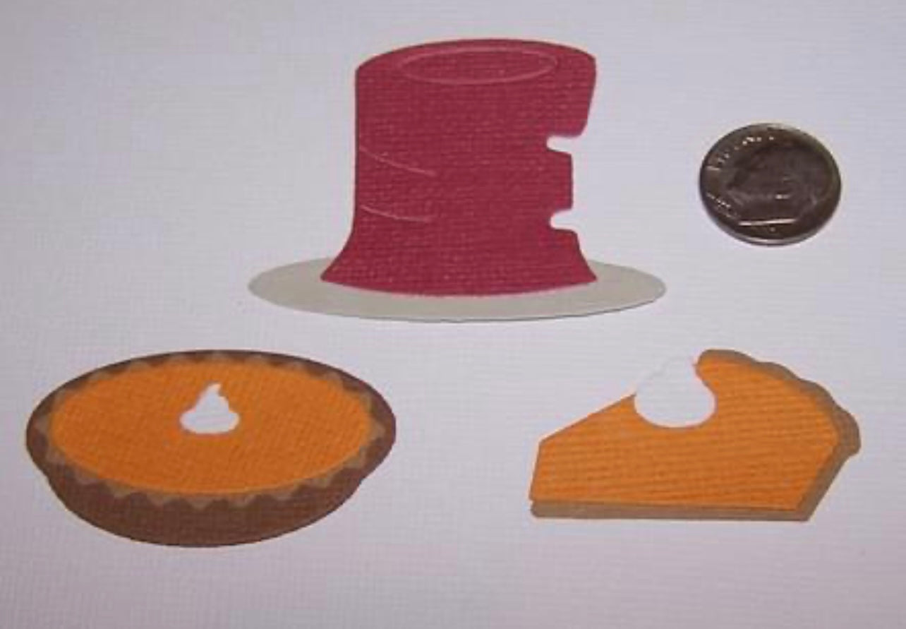 Thanksgiving Dinner Die Cuts Paper Pieces