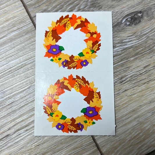 Mrs. Grossman’s Stickers Fall Wreath 1/2 Sheet
