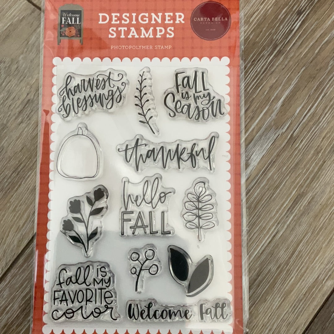 Harvest Blessings Stamps CBWF154047 Fall