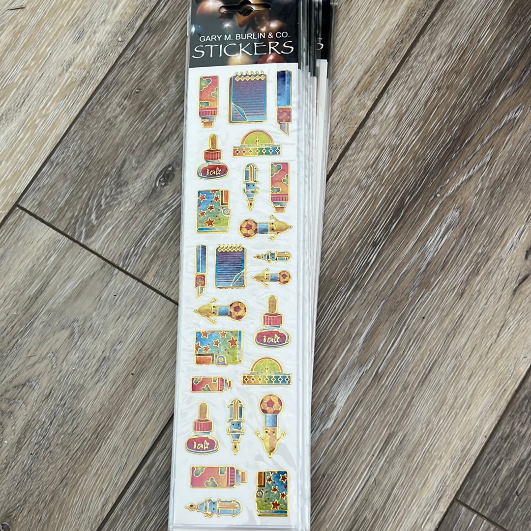 Pens and Notebooks Stickers
