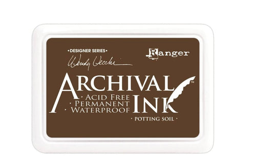 Archival Ink Pads Potting Soil cardmaking