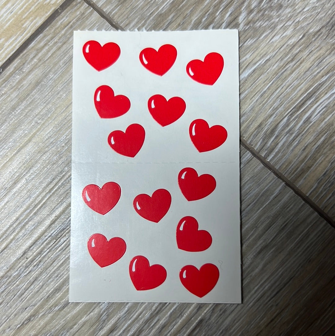Mrs. Grossman’s Stickers Hearts 1/2 Sheet Valentine’s