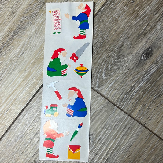 Mrs. Grossman’s Stickers Elves Christmas