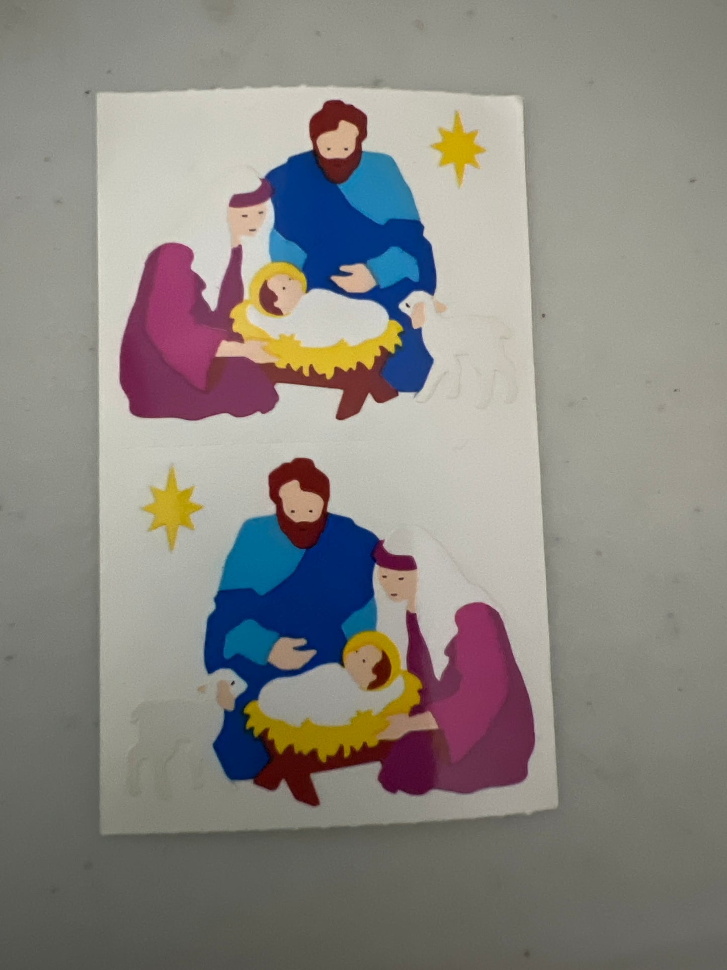 Mrs. Grossman’s Stickers Christmas Nativity 1/2 Sheet