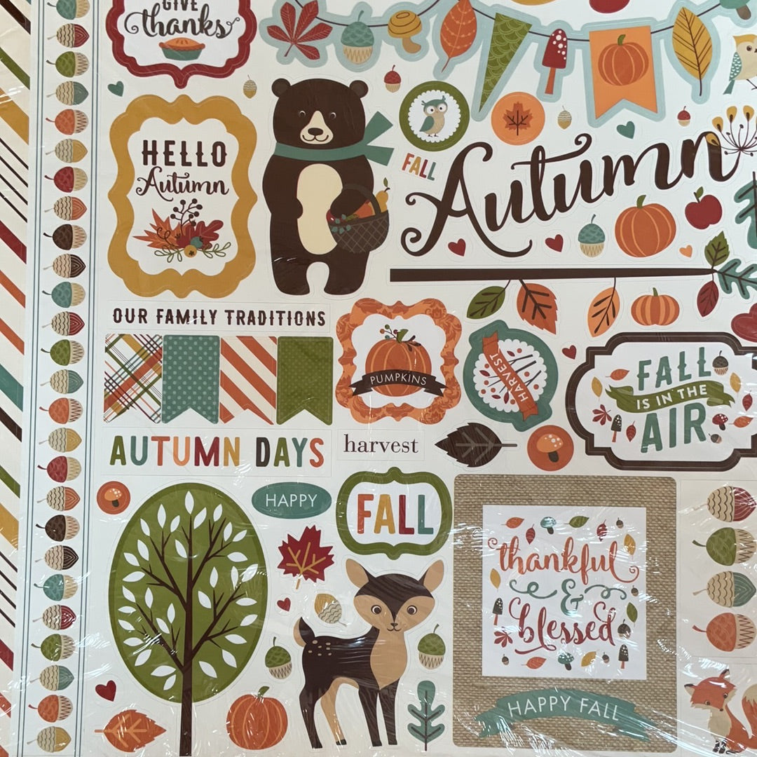 Echo Park Element Stickers Fall is in the Air FIA112014