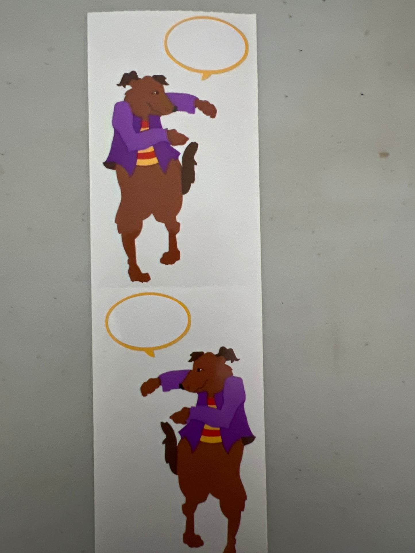 Mrs. Grossman’s Stickers Animals Dancing Dog New