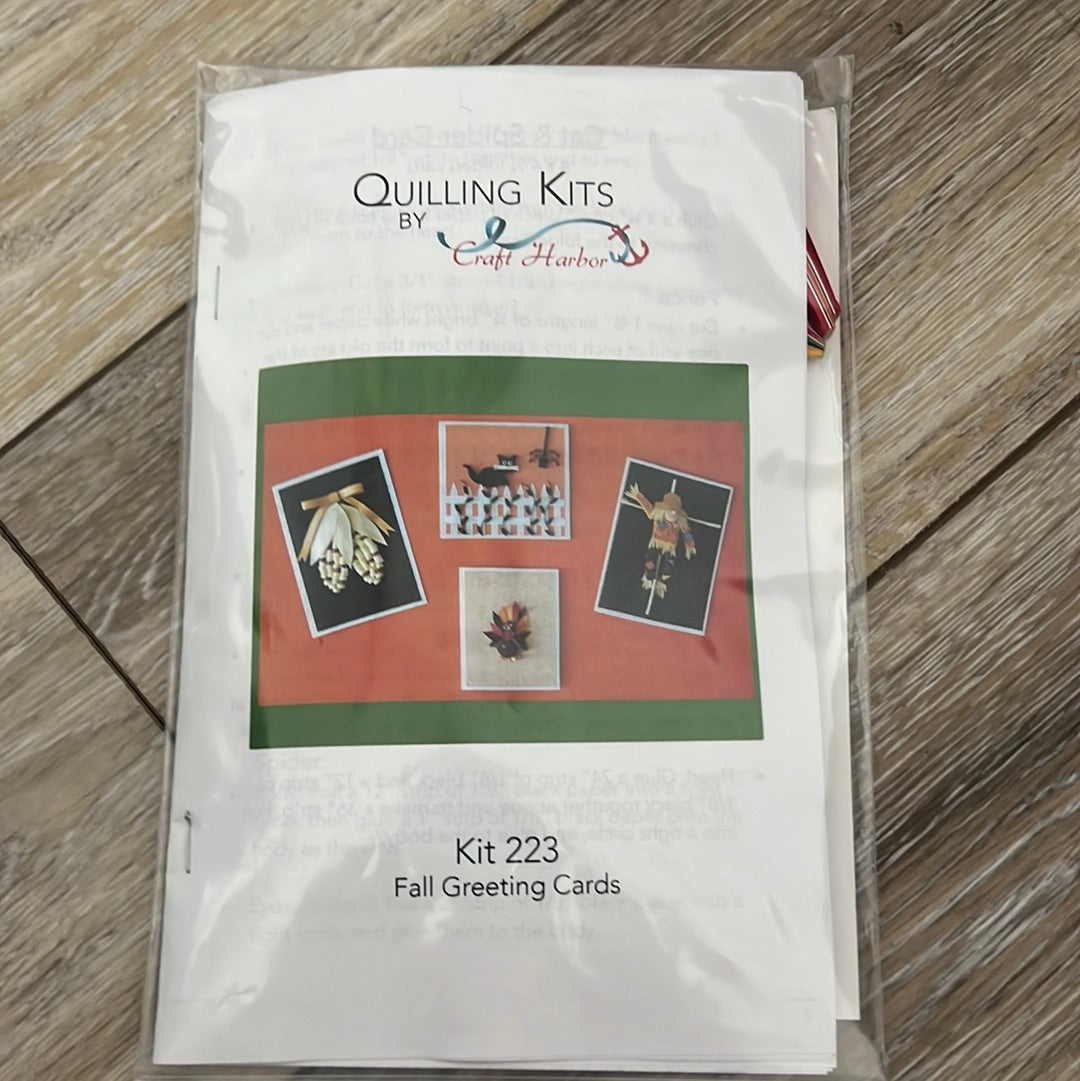 Quilling Fall Greeting Cards