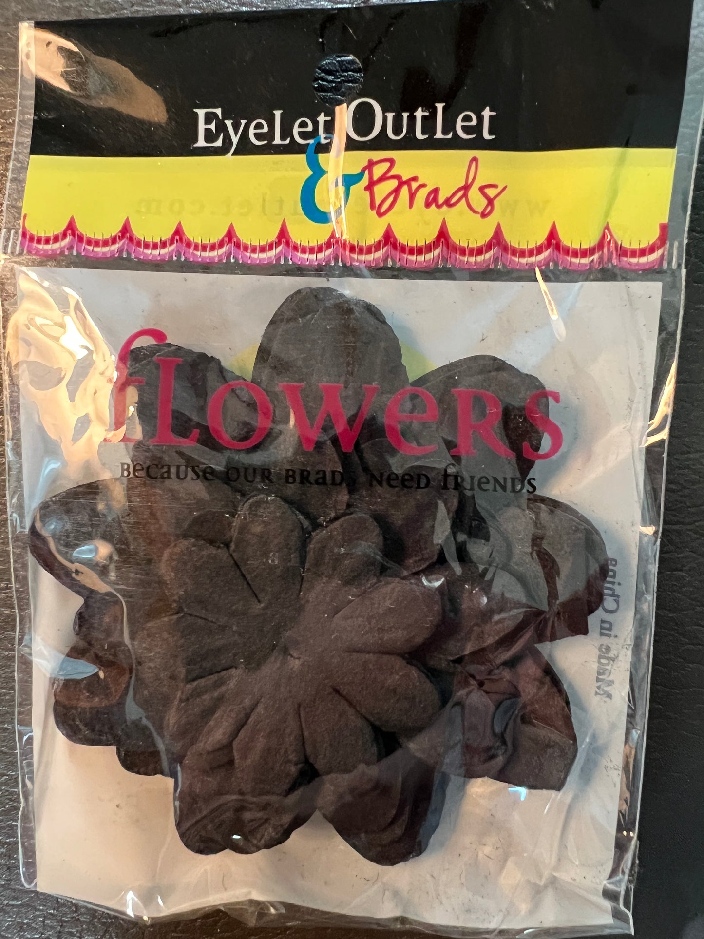 Black Paper Flowers Embellishments Halloween
