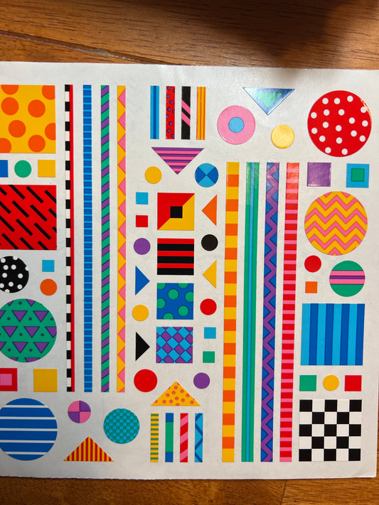 Mrs. Grossman’s Extravagant Stickers Patterned Geometrics New