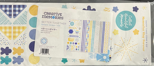 Creative Memories Better Together Designer Stickers