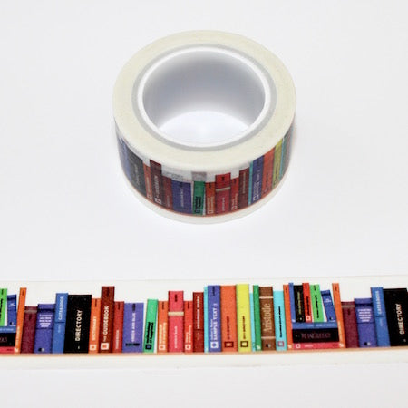 Book Washi Tape Embellishments 3076B School