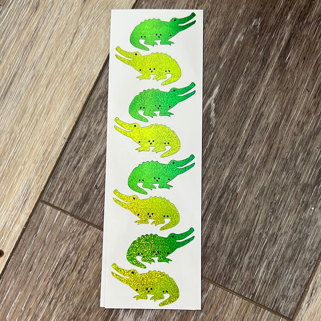 Mrs. Grossman’s Stickers Reptiles Bright Crocs