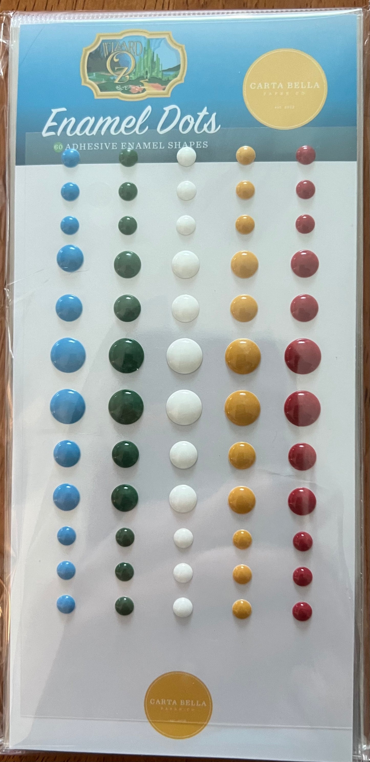 Echo Park Wizard of Oz Enamel Dots