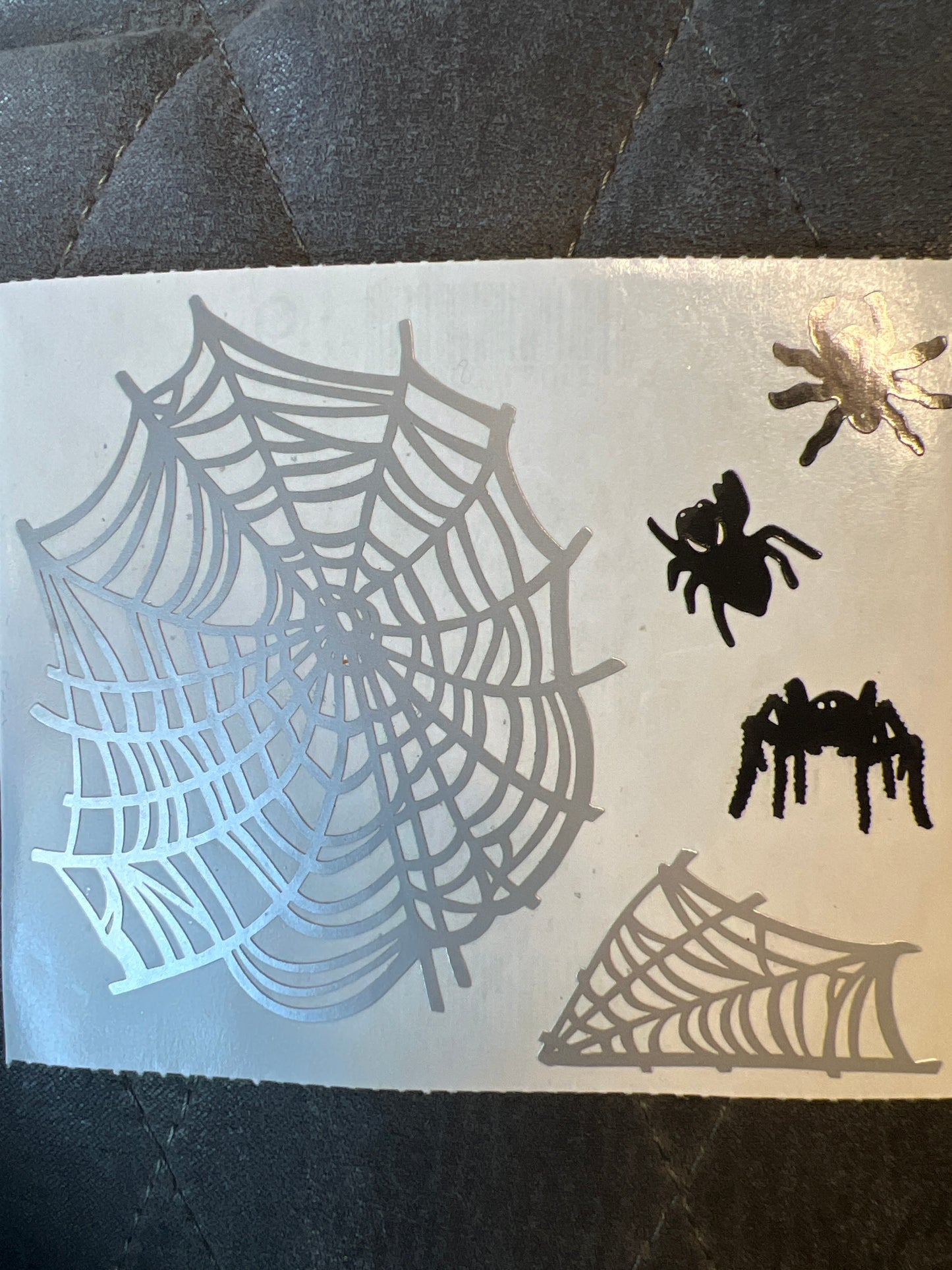 Mrs. Grossman’s Large Stickers Halloween Spiders Web 1/2 sheet New