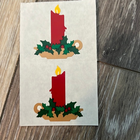 Mrs. Grossman’s Stickers Christmas Candle 1/2 Sheet